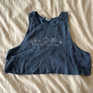Garage New York City loose tank top